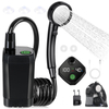 Hot Sale Portable 6000mAh Rechargeable Electric Shower Pump for Camping 