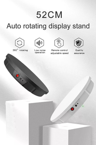 52cm Plastic Automatic Rotating Display Turntable 360 Revoing Shoe Rack with Max Load 100kg 