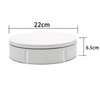 22cm Plastic Automatic Rotating Display Turntable 360 Revoing Shoe Rack with Max Load 50kg 
