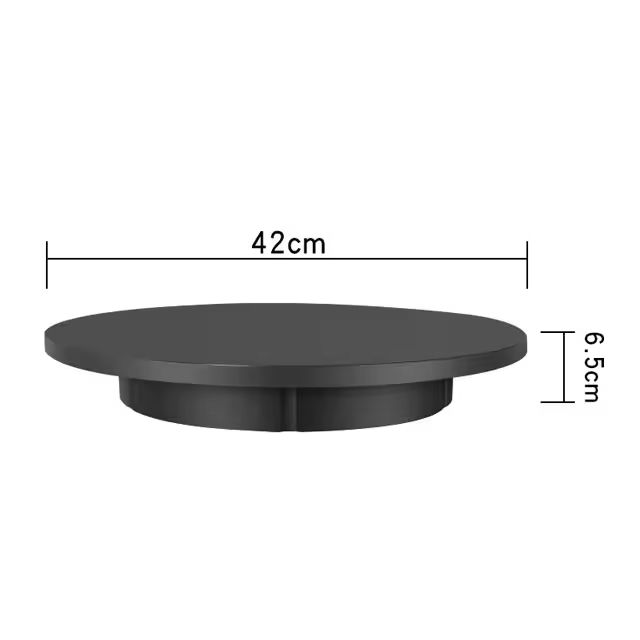 42cm Plastic Automatic Rotating Display Turntable 360 Revoing Shoe Rack with Max Load 100kg for Sports & Entertainment Products