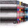 Mexican Geometric Woven Cotton Beach Towel Fringe Picnic Mat And Yoga Blanket for Outdoor Activities for Camping And Beach Use