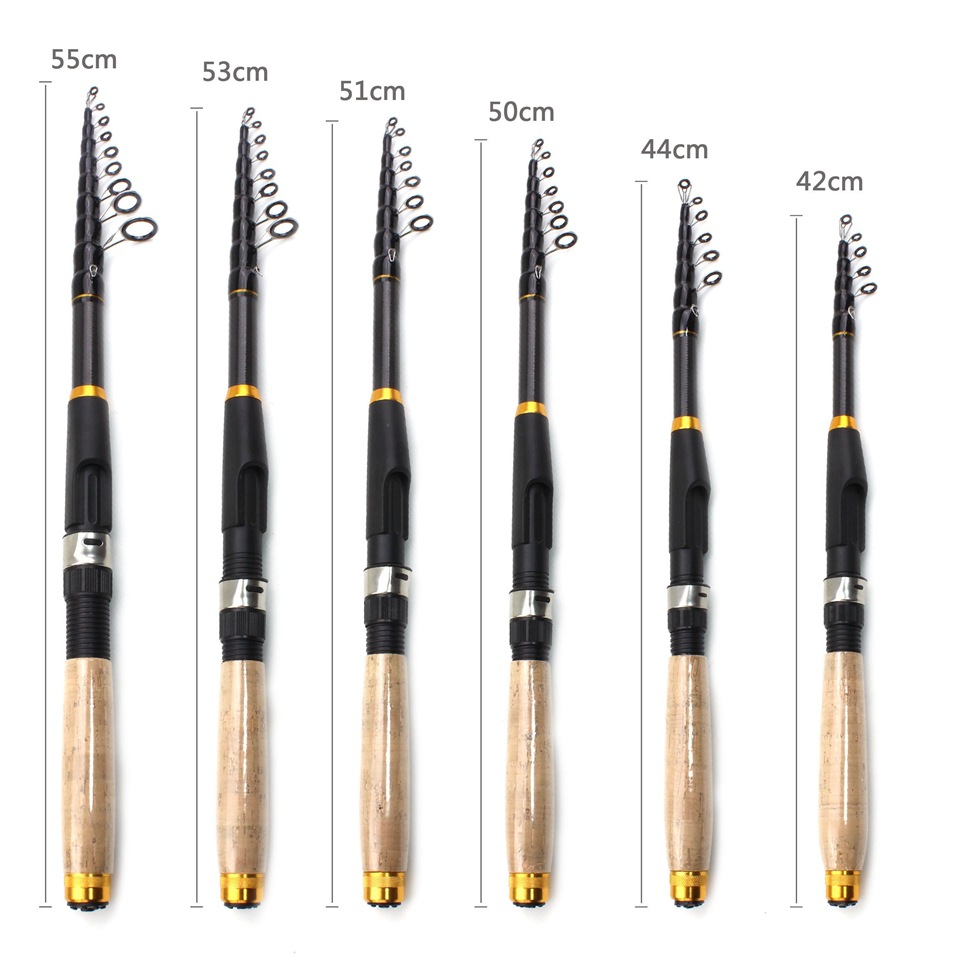 2026 Best-selling Triangular Guide Ring Throwing Rod Hard Adjustable Fishing Rod Outdoor Sports