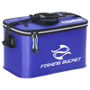 21L 4.5gallon Fish Container Multi-Functional Fish Live Lures Bucket Outdoor EVA Fishing Box for Fishing Collapsible Foldable Fish Bucket Live
