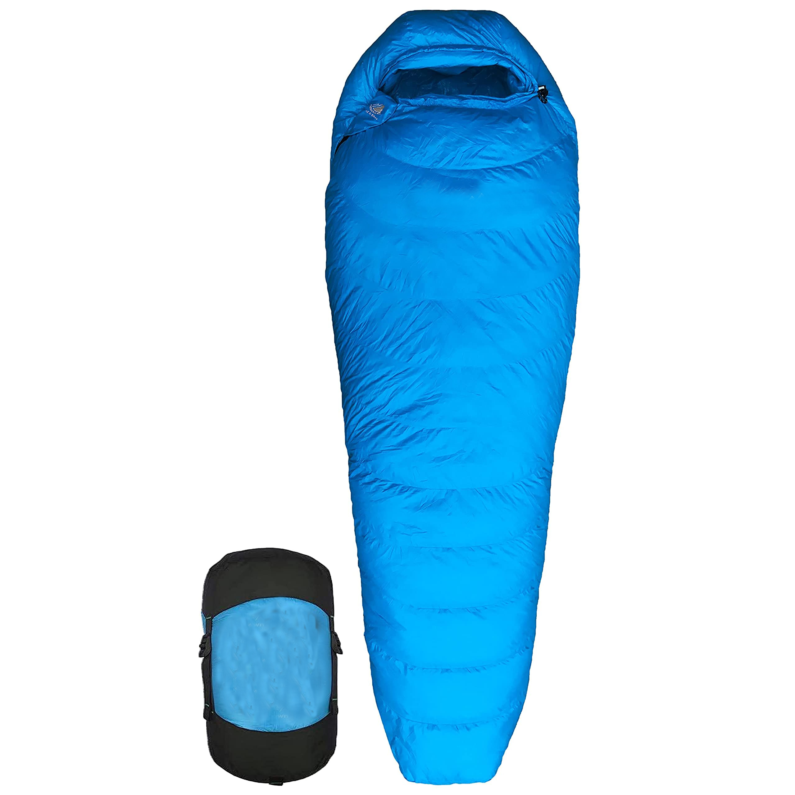 Sleeping Bag 650FP Duck Down Travel Compact Compression Lightweight Warm Washable Emergency Survival Sleeping Bags Shelter