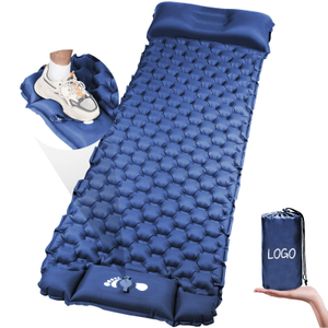 Ultralight Hiking Backpacking Waterproof Inflatable Sleep Mattress Outdoor Camping Sleeping Pad Mat 40D Nylon Customized Color