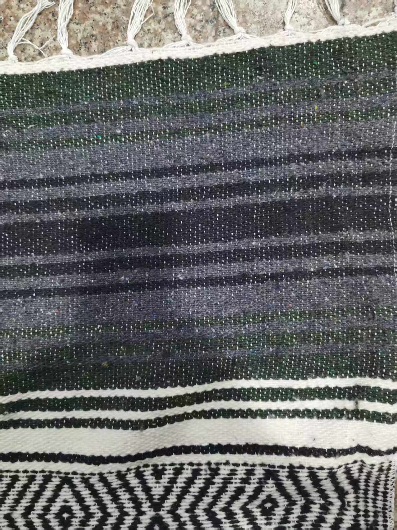 High Quality Soft Polyester Serape Blanket Custom Outdoor Camping Beach Towel for Yoga Car Novelties Picnics-Handwoven