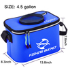 21L 4.5gallon Fish Container Multi-Functional Fish Live Lures Bucket Outdoor EVA Fishing Box for Fishing Collapsible Foldable Fish Bucket Live
