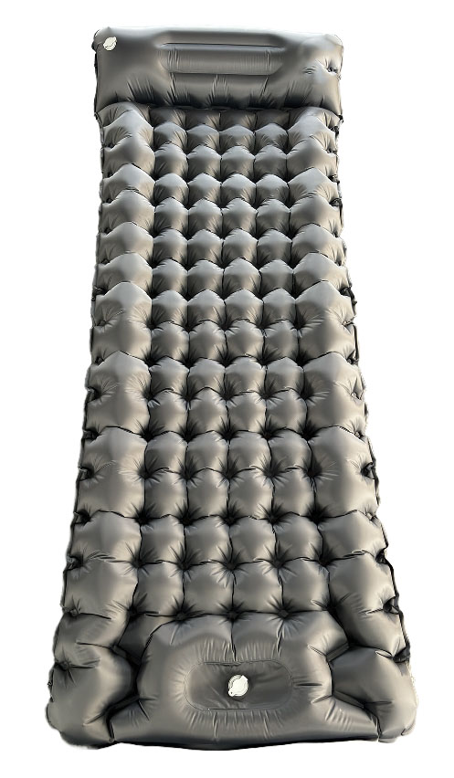 High Quality Waterproof Self Inflatable Ultralight Mattress Beach Camping Sleeping Pad Mats With Built-in Foot Pump
