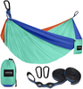 Custom Ultralight Camping Hammock Hamacas Swing 1-2 Person Flat Travel Hammocks with Tree Straps Portable Outdoor Adult