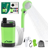 Hot Sale Portable 6000mAh Rechargeable Electric Shower Pump for Camping 