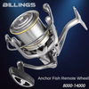 Metal Right-hand Fishing Reel Saltwater Double Loading Spinning Reels for Carp with Bait for Carp Fishing Tackle
