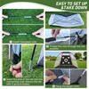 1 0x7ft Outdoor Golf Practice Nets Mat All-in-One Backyard Driving Chipping Swing Training with Archery Target Balls Bag