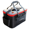 23L 6gallon Collapsible Foldable Fish Bucket Live Fish Container Multi-Functional Fish Live Lures Bucket Outdoor EVA Fishing Box for Fishing