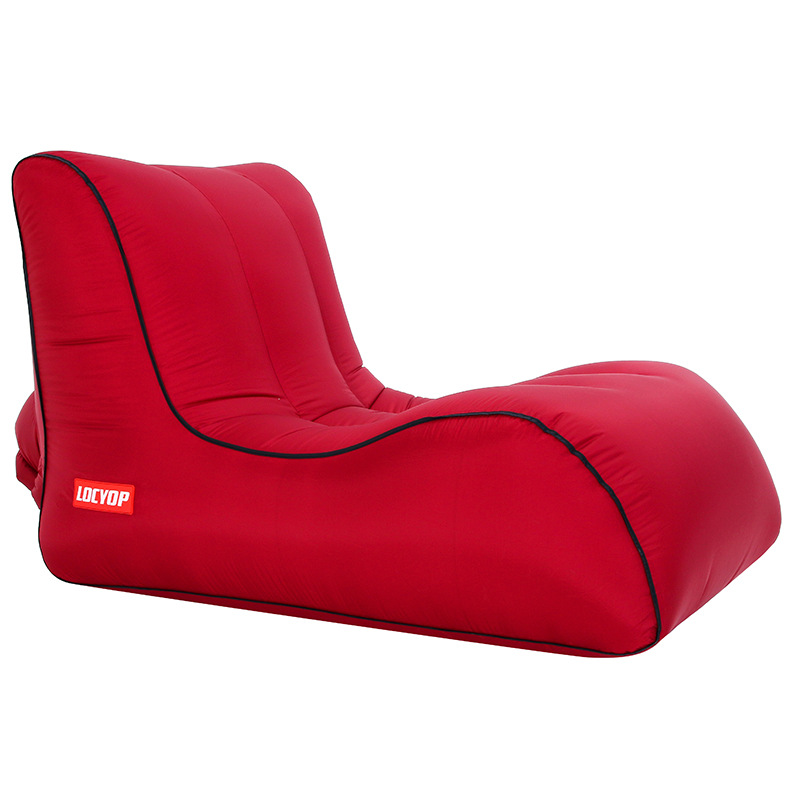 Manufacturers Sell Portable Single Inflatable Lazy Sofa Bed Outdoor Water-Resistant Moisture-proof Air Sofa Summer Sleeping Bag