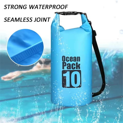 Hot Sale 10L Floating Water Proof Dry Bag Ocean Pack Waterproof Dry Bag Keeps Gear Dry with Adjustable Strap