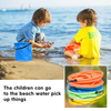 High Quality Foldable Beach Folding Bucket Portable 2L Small Colourful Fishing Bucket for Camping Fishing