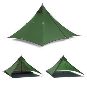 Ultralight One-Person Trekking Pole Tent Easy Setup Waterproof Lightweight Camping Tent for Outdoor Adventures