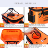 10 Gallon 35LFishing Foldable Fish Bucket Fish Container Multi-Functional Live Outdoor EVA Fishing Bag Keep the Bait Fresh Fish Catch Alive