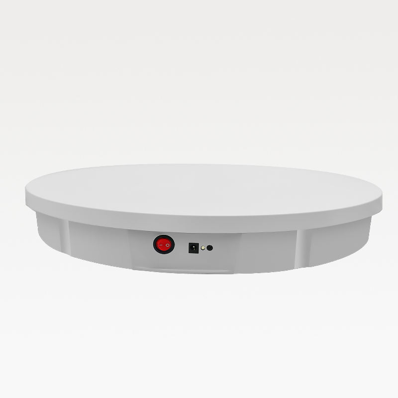 52cm Plastic Automatic Rotating Display Turntable 360 Revoing Shoe Rack with Max Load 100kg 