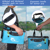 8gallon Durable EVA Material Outdoor Fishing Tackle Boxes with Transparent Lid Various Fishing Buckets