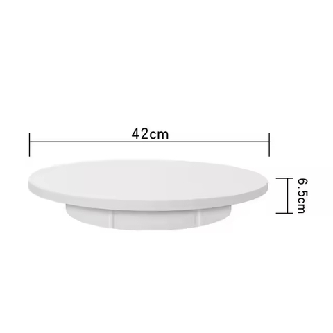 42cm Plastic Automatic Rotating Display Turntable 360 Revoing Shoe Rack with Max Load 100kg for Sports & Entertainment Products