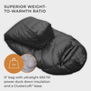 Sleeping Bag 650FP Duck Down Travel Compact Compression Lightweight Warm Washable Emergency Survival Sleeping Bags Shelter