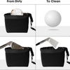 Outdoor Sport Golf Ball Cleaning Bag Waterproof Clean Face Technology Liner Detachable Clip Machine Washable Cleans Club Grooves