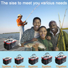 23L 6gallon Collapsible Foldable Fish Bucket Live Fish Container Multi-Functional Fish Live Lures Bucket Outdoor EVA Fishing Box for Fishing