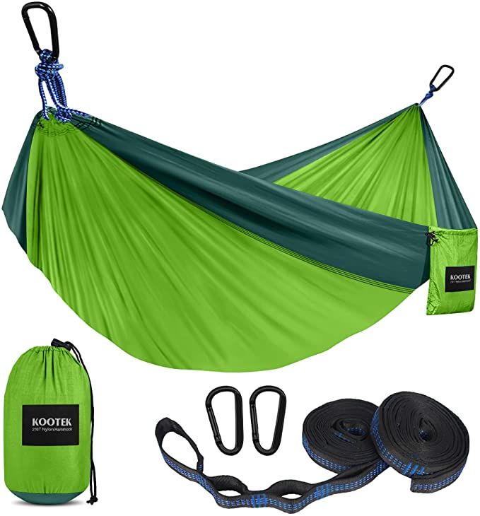 Custom Ultralight Camping Hammock Hamacas Swing 1-2 Person Flat Travel Hammocks with Tree Straps Portable Outdoor Adult