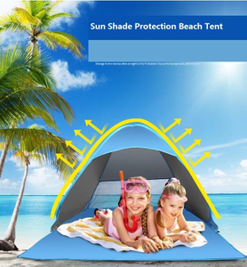 Custom Ultralight Automatic Pop-Up Beach Tent Waterproof Nylon Outdoor Camping And Fishing Tents for Events