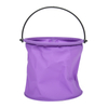 High Quality Foldable Beach Folding Bucket Portable 2L Small Colourful Fishing Bucket for Camping Fishing