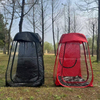 Custom Automatic Pop-Up Windproof Rain Shade Outdoor Clear Camping Tent Polyester Concert Viewing Fishing Single Person Easy