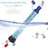 Outdoor Water Purifier Filter Portable Life Drinking Straw Emergency Survival Supplies for Outdoor Drinking Water