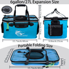  Durable EVA Material Outdoor Fishing Tackle Boxes with Transparent Lid Various 6 Gallons Fishing Buckets