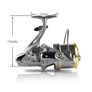 Metal Right-hand Fishing Reel Saltwater Double Loading Spinning Reels for Carp with Bait for Carp Fishing Tackle