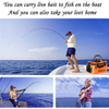10 Gallon 35LFishing Foldable Fish Bucket Fish Container Multi-Functional Live Outdoor EVA Fishing Bag Keep the Bait Fresh Fish Catch Alive