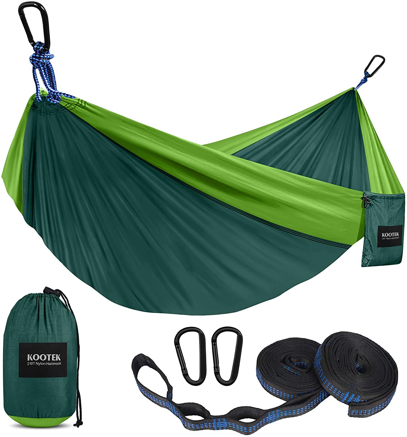 Custom Ultralight Camping Hammock Hamacas Swing 1-2 Person Flat Travel Hammocks with Tree Straps Portable Outdoor Adult