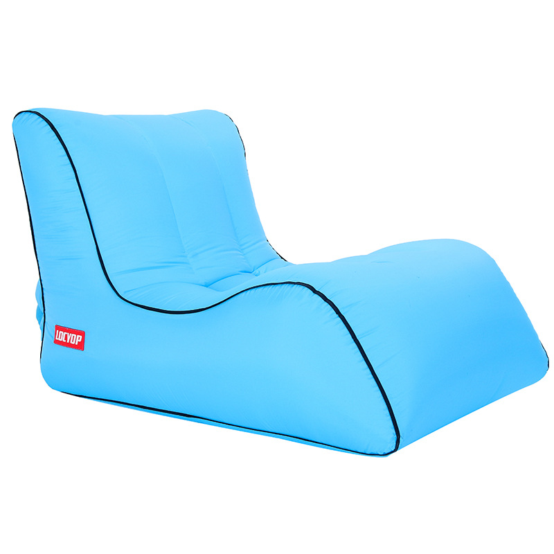 Manufacturers Sell Portable Single Inflatable Lazy Sofa Bed Outdoor Water-Resistant Moisture-proof Air Sofa Summer Sleeping Bag