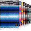 Mexican Geometric Woven Cotton Beach Towel Fringe Picnic Mat And Yoga Blanket for Outdoor Activities for Camping And Beach Use