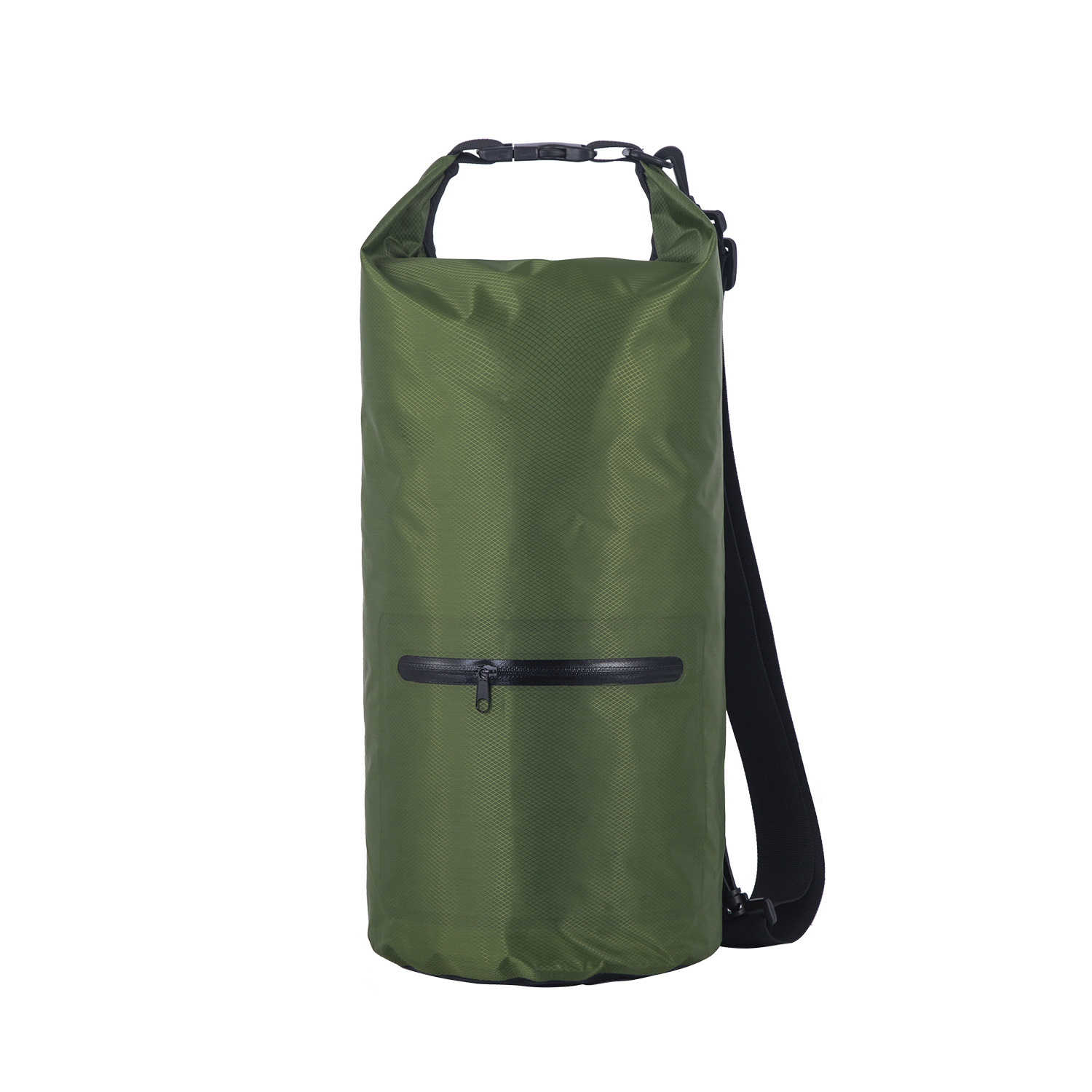 10L IPX6 Waterproof Polyester Hiking Bucket Drybag with 0.5mm PVC Tarpaulin for All Seasons