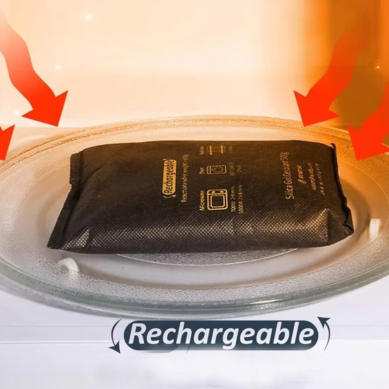 Absorbing Bag 500g with Reusable Silica Gel for (Gun-) Safes, Storage Bins And Cars Rechargeable Desiccant Dehumidifier Bag