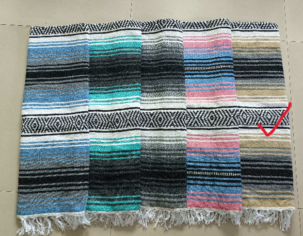 High Quality Soft Polyester Serape Blanket Custom Outdoor Camping Beach Towel for Yoga Car Novelties Picnics-Handwoven