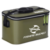 Collapsible Foldable Fish Bucket Live Fish Container Multi-Functional Live Lures Bucket Outdoor EVA Fishing Box 12L 3gallon