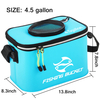 21L 4.5gallon Fish Container Multi-Functional Fish Live Lures Bucket Outdoor EVA Fishing Box for Fishing Collapsible Foldable Fish Bucket Live