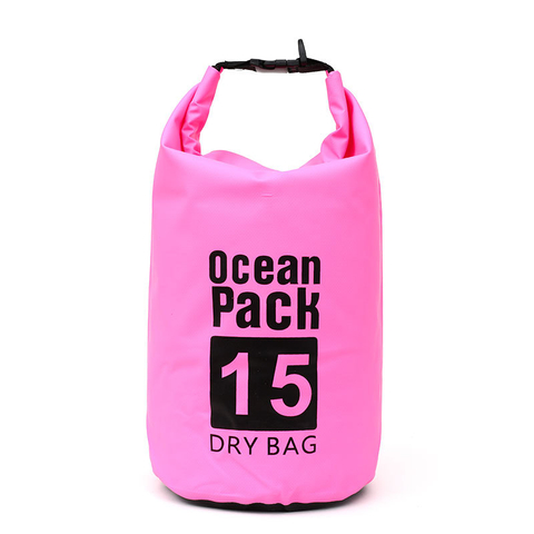 Hot Sale 15L Floating Water Proof Dry Bag Ocean Pack Waterproof Dry Bag Keeps Gear Dry with Adjustable Strap