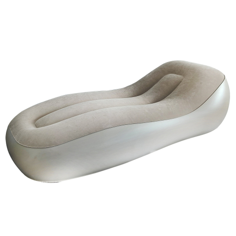 Portable Folding Automatic Inflatable Lounger Sofa with Electric Pump & Power Bank for Indoor And Outdoor Furniture
