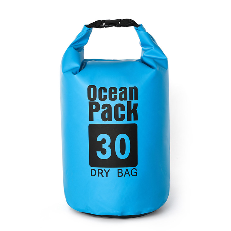 500D PVC Waterproof Soft Bag 30L Portable Outdoor Diving Compression Storage for Men/Women Sports-for Swimming Rafting Kayak