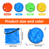 High Quality Foldable Beach Folding Bucket Portable 2L Small Colourful Fishing Bucket for Camping Fishing