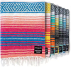 Mexican Geometric Woven Cotton Beach Towel Fringe Picnic Mat And Yoga Blanket for Outdoor Activities for Camping And Beach Use