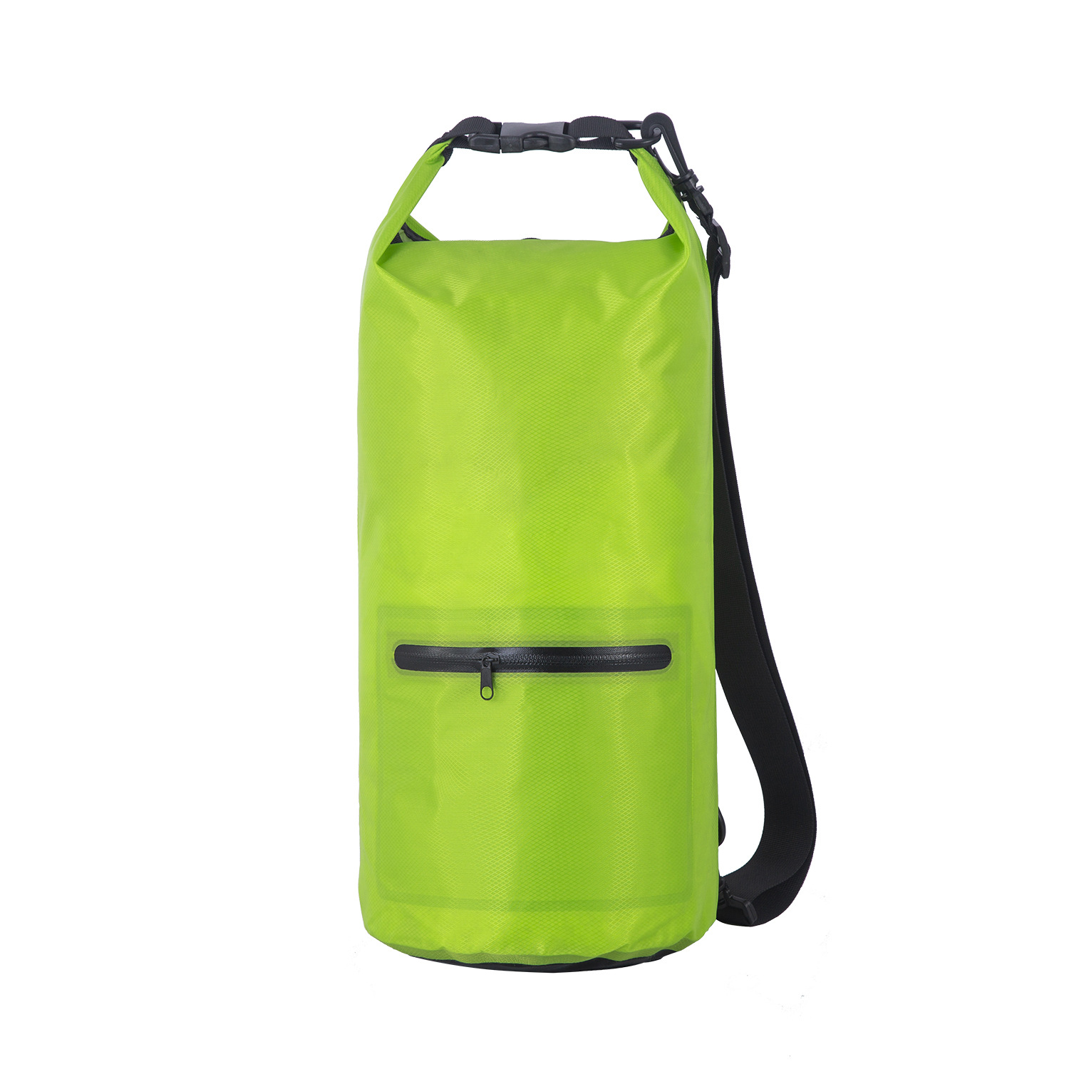 10L IPX6 Waterproof Polyester Hiking Bucket Drybag with 0.5mm PVC Tarpaulin for All Seasons